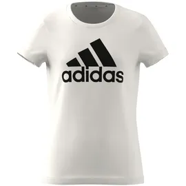 adidas Essentials Big Logo Cotton T-Shirt Kinder 001A - white/black 152