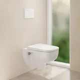 Geberit Renova Plan Wand-Tiefspül-WC mit WC-Sitz Weiß