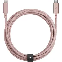 Native Union Belt Cable Usb-c To Usb-c Pro 2,4m Rose