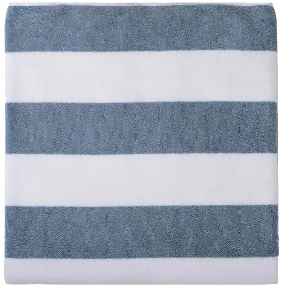 wewo fashion Liegetuch 9715 70x200 cm | jeans-white - blau;weiß