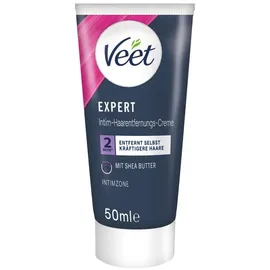 Veet EXPERT Intim-Haarentfernungs-Set, Intim-Haarentfernungscreme + Multi-Benefit Schaum, 100ml