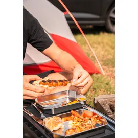 Skotti Plade Camping-Teller 20,5x15 cm Silber