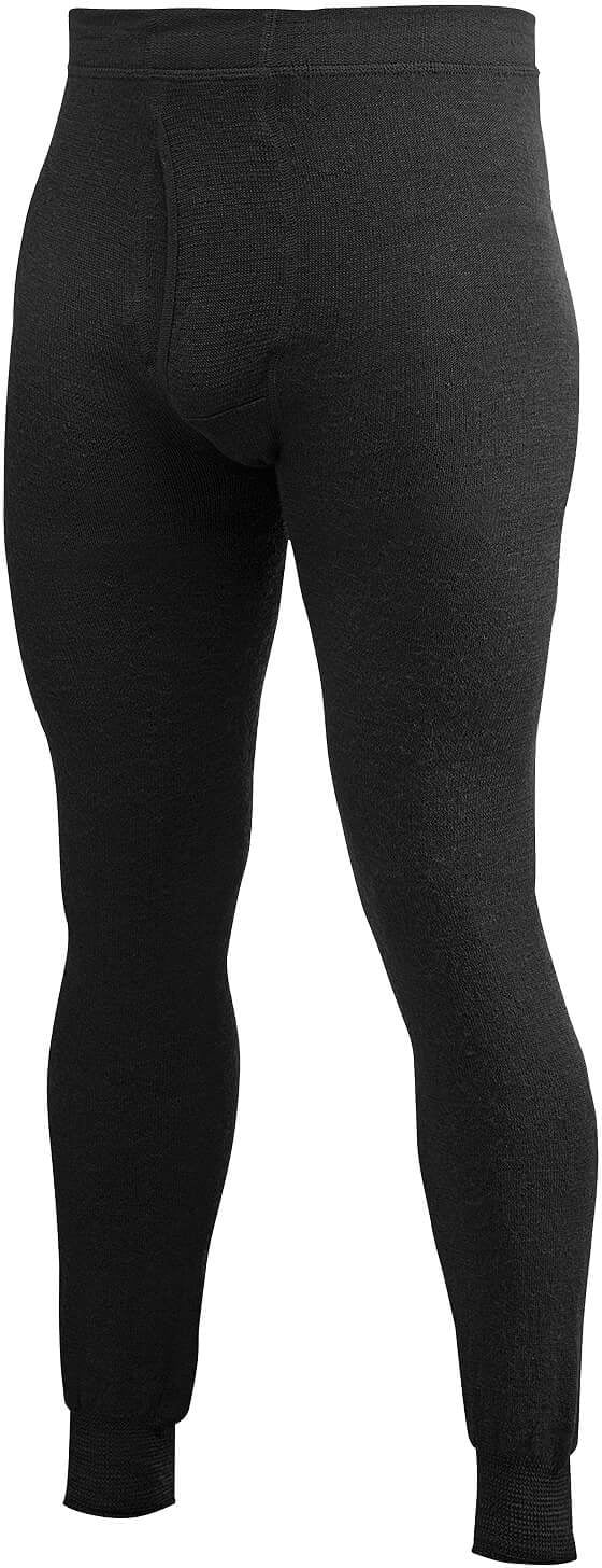 Woolpower Long Johns Man 400 Unterhose mit Eingriff schwarz, Größe 3XL