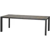 SIENA GARDEN Silva Diningtisch, anthrazit/washed grey, Alu/Keramik, 220x100cm