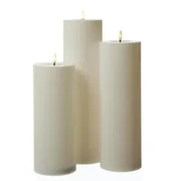 MARELIDA LED Kerzenset XXL 3 St. weiß
