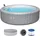 BESTWAY Lay-Z-Spa Hawaii AirJet 236 x 71 cm Silbergrau