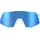 100% S3 Sonnenbrille - Matte White Matt, Blau), Weiss