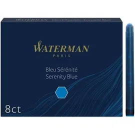Waterman Füllerpatronen Standard Serenity Blue 8 Stück