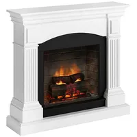 TAGU Elektrokamin Premium Magna weiß der neuen Generation 3D Flame mit Knistersound weiß