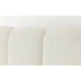 Fun Möbel Boxspringbett Schlafzimmerbett ISABEL 180x200cm in Stoff Prime Hellgrau - Grau