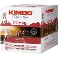 Kaffee KIMBO Pompeij - 16 Kapseln DOLCE GUSTO Ab 7g