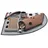 Canadian Cat Company ActivityTeppich Calvin 90 x 90 cm Grau/Braun