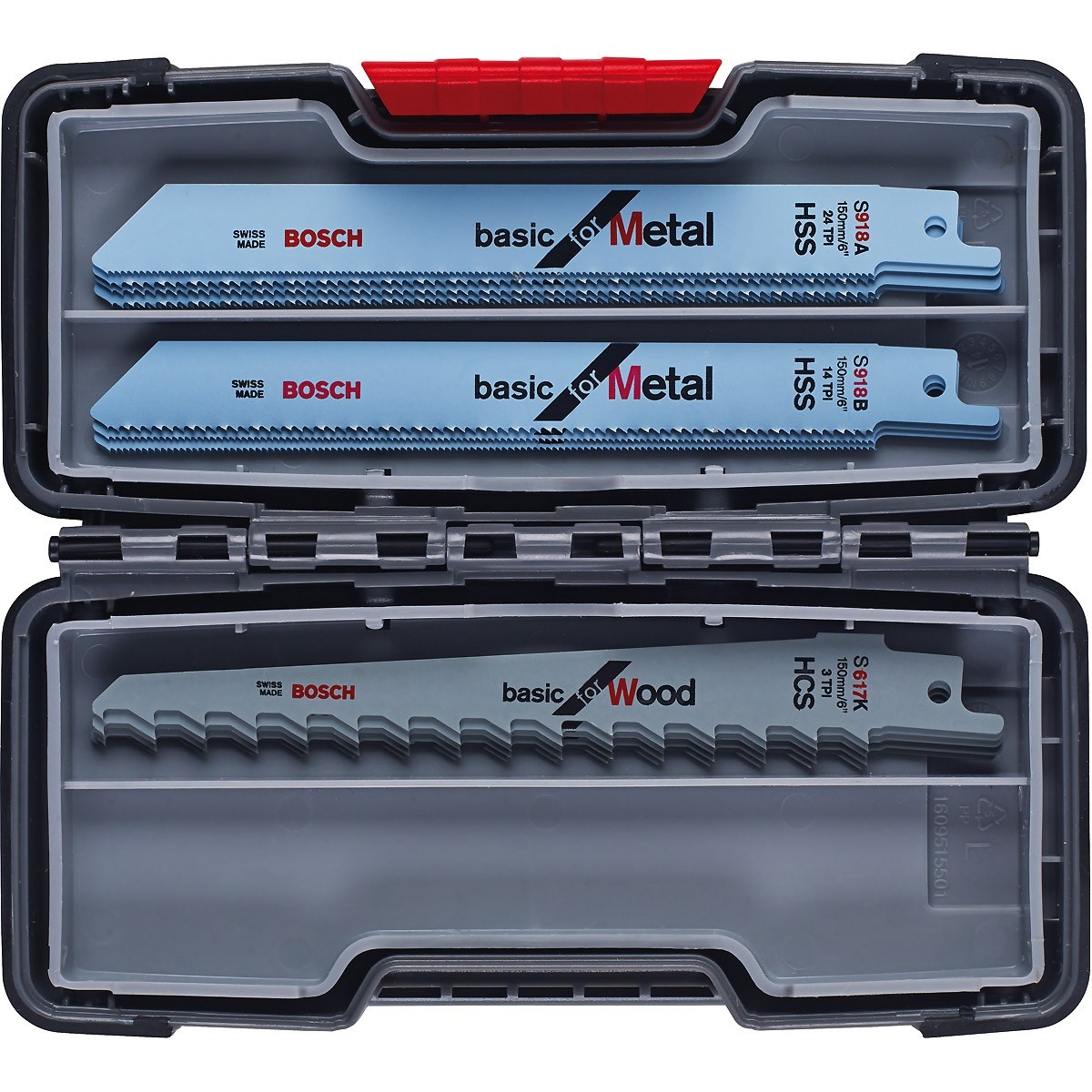 Bosch Säbelsägeblatt-Set Wood and Metal Basic, 15-teilig - 2607010901