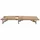furnicato Sonnenliege 200 x 65 x 87 cm Blau