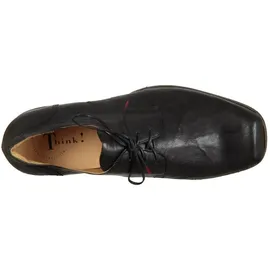THINK! GURU chromfrei gegerbte nachhaltige Halbschuhe, schwarz 0010