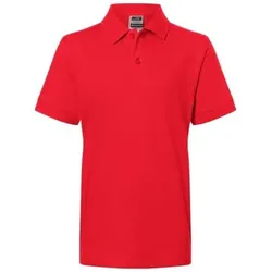 Kinder Poloshirt Classic JN070K, signal-rot, Größe XS - rot - XS
