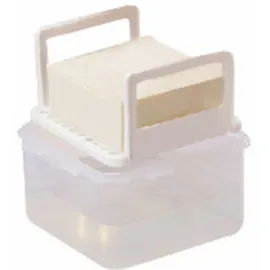 Lock & Lock Vorratsdose quadratisch transparent 15,5 x 15,5 x 8,7 cm 1,2 l