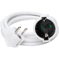 Kopp Verlängerung, IP20, 16A, 250V~, Schutzkontakt-Winkelstecker und Schutzkontakt-Kupplung mit