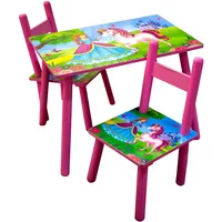 Hti-Living Kindertischgruppe Einhorn bunt