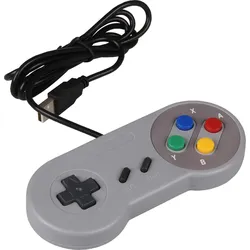 Simac Electronics Joy-iT SBC-GAMEPAD-SNES, Gamepad, PC, Analog, Schaltfläche Aus