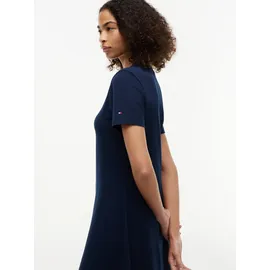 Tommy Hilfiger Midikleid Blau/Schwarz 36/38