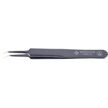 Bernstein SMD-Pinzette 5b SA-ESD Super-spitz, gebogen 110 mm (5-052-13)
