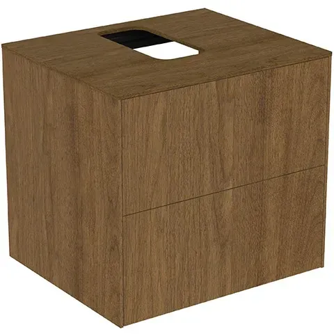 Ideal Standard Obere Schubladenfront Conca f. Waschtischunterschrank 580x267mm Walnuss Dunkel, TF036 TF036Y5