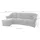 DOMO collection Ecksofa "SARAFINA 232x146 cm, auch mit Federkern für noch mehr Sitzkomfort", braun (braun, braun, beige), B:232cm H:83cm T:146cm, Luxus-Microfaser (92% Polyester, 8% Nylon);Microfaser PRIMABELLE (100% Polyester);Microfaser PRIMABELLE (100% Polyester) /