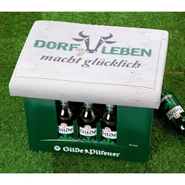 Gilde Dorfleben Sitzpolster 40 x 40 cm Weiß