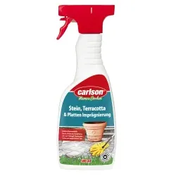 Carlson Stein, Terracotta & Platten Imprägnierung, Schützendes Pflegemittel für Blumentöpfe, Vasen und Brunnen, 0,5 Liter - Flasche