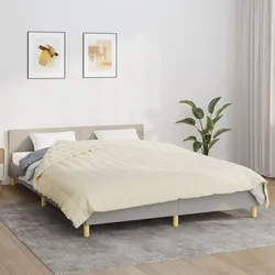 Gewichtsdecke Hellcreme 200x225 cm 9 kg – Für tiefen Schlaf und entspannte Nächte