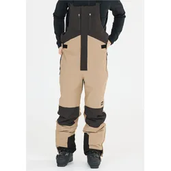 Skihose SLOPE "Kenwood", Herren, Gr. XXL, US-Größen, beige, 100% Polyester, unifarben, sportlich, Hosen, im ausgeklügelten Latzhosen-Design