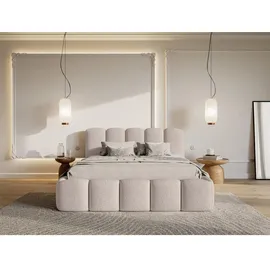 Selsey Polsterbett mit Bettkasten ¦ beige ¦ Maße cm B: 167 H: 97