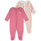 NAME IT W/f Rose Flower Pyjama 2 Einheiten Rose Wine 6 Monate