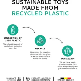 Clics Nano Clics Ziegel 5in1 - Konstrukteure 250el