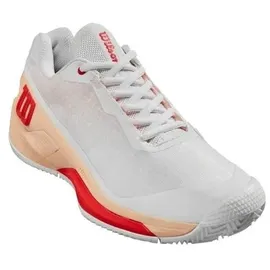 Wilson Tennisschuhe Rush Pro 4.0 Clay/Sandplatz 2024 weiss/peach Damen