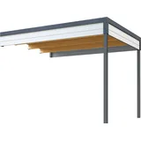 Weka Gartenhaus-Anbaudach 300 x 250 cm Grau