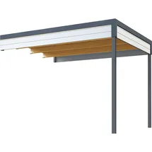 Weka Gartenhaus-Anbaudach 300 x 250 cm Grau