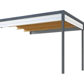 Weka Gartenhaus-Anbaudach 300 x 250 cm Grau