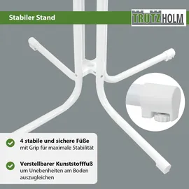 Baumarktplus 2x Stehtisch klappbar Ø 70 cm Höhe 110 cm Stahl Gastrotisch Partytisch Bistrotisch Gartentisch