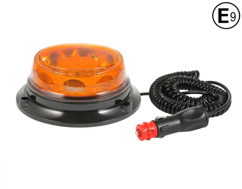 LED-Signalleuchte / Notleuchte / Rundumleuchte (Kuppel) mit Magnet