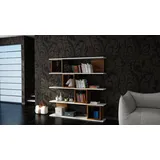 HANAH Home Bücherregal 120 x 19,5 x 120 cm Weiß