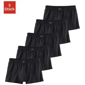 H.I.S. Boxershorts schwarz 92 5er Pack