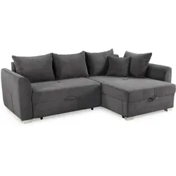 Ecksofa Boomer Cord Grau