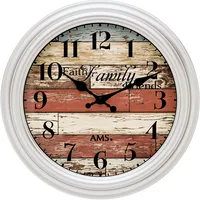AMS Wanduhr klassisch Gehäusedurchmesser 28 cm - AMS "W9618",