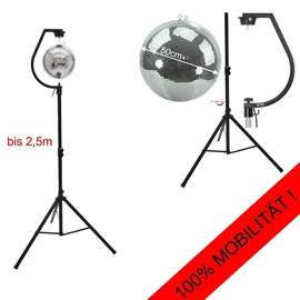 satisfire Spiegelkugel 50cm schwarz