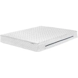 Beliani Beliani, Matratze Weiß Taschenfedern Memory Foam medium (H2) mit abnehmabrem Bezug atmungsaktiv versteppt rechteckig Moderner Look