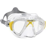 Cressi Nano Taucherbrille, Transparent/Gelb, Uni