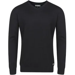 riverso Herren Pullover RIVEmil V-Neck Regular Fit Regular Fit Schwarz S