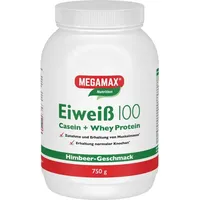 MEGAMAX Eiweiß 100 Himbeer Pulver 750 g